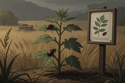 克拉马斯草生物防治计划 from "Silent Spring". The Klamath weed biological-control program became a striking example of controlling an introduced plant by restoring an ecological relationship rather than…