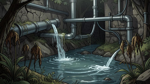 Pollution Has No Simple Boundary from "Silent Spring". A Shared Water System Surface and Underground Flow Groundwater contributes to springs, wells, and rivers, linking hidden reserves to visible waterways.