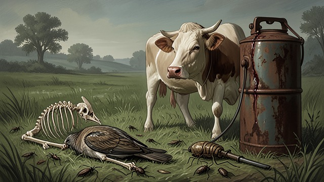 Wildlife and Farms Suffer from "Silent Spring". The Aftermath Spreads Non-Target Deaths Biologists reported losses among birds, mammals, livestock, and pets.