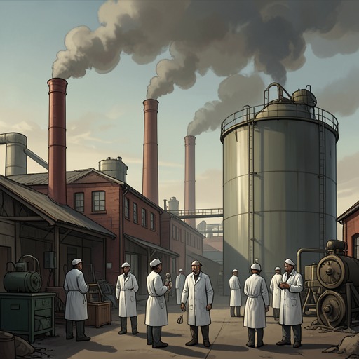 The Industrialization of Chemical Risk from "Silent Spring". This flow follows the expansion of synthetic chemicals from wartime laboratories into daily environments and public policy.