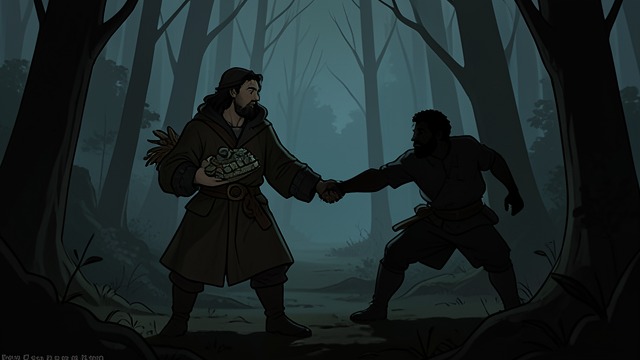 The Abandoned Servant from "Csongor és Tünde". The Abandoned Servant The burden of the plan Csongor takes the magical objects and leaves Balga to deal with the returning little devils.