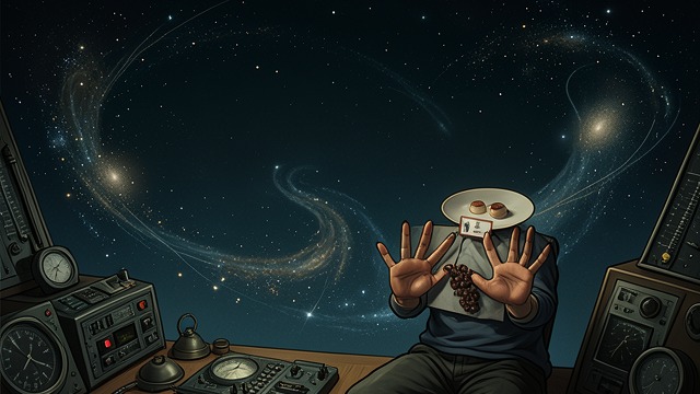 生命无常与时间的尺度,《琼戈尔与蒂恩德》中的场景。夜之女神的创世 宇宙的开端 夜之女神将自己描述为世界诞生之前的黑暗与虚无,创世从那片静寂中涌现。她的叙述将人类的生命置于一个宏大的循环之中,这个循环早于他们开始,也将在他们逝去后继续。 无常中的美 世界的诞生壮丽非凡,但它最终重归黑暗的命运,已在同一段话语中显现。创世的辉煌从一开始便蕴含着终结的可能。