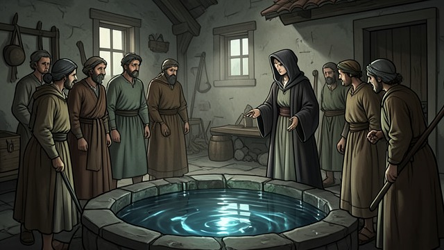 The Borrowed Authority from "Csongor és Tünde". The Borrowed Authority Impersonating wisdom Mirígy occupies the place of a seer and prepares the well to appear capable of revealing the future.