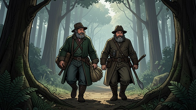 An Unexpected Companion from "Csongor és Tünde". An Unexpected Companion A chance encounter Csongor meets Balga just after the three worldly travelers fail to guide him.