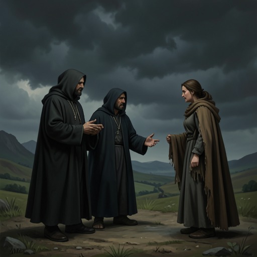 The Little Devils’ Shifting Allegiance from "Csongor és Tünde". This flow follows Kurrah, Berreh, and Duzzog from comic quarrel through betrayal and eventual service under Tünde.