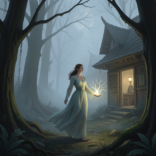 Tünde’s Fall and Return from "Csongor és Tünde". This flow follows Tünde as love draws her from fairy life into exile and finally into a chosen mortal future.
