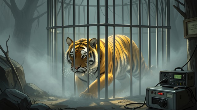 The Tiger Rises From Fog from "The Tiger Rising". The Tiger Rises From Fog An Appearance Like Magic Rob first sees the tiger rising out of the morning mist.