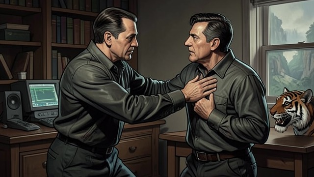 Rob’s Outburst from "The Tiger Rising". Rob’s Outburst Anger at His Father Rob punches and kicks his father, then says he wishes his mother had died in his place.