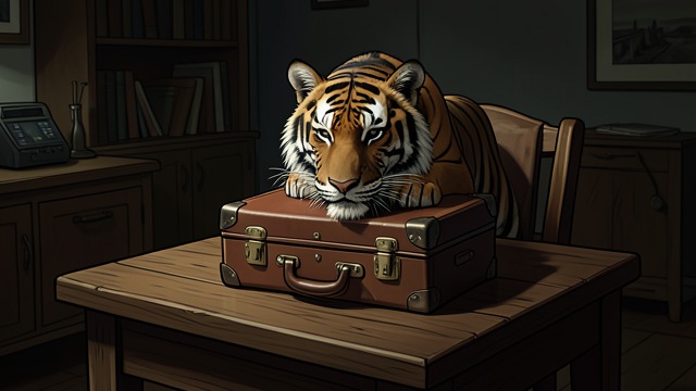 The Suitcase Sealed from "The Tiger Rising". The Suitcase Sealed An Image for Avoidance Rob imagines his feelings packed into a suitcase, pressed down and locked shut.