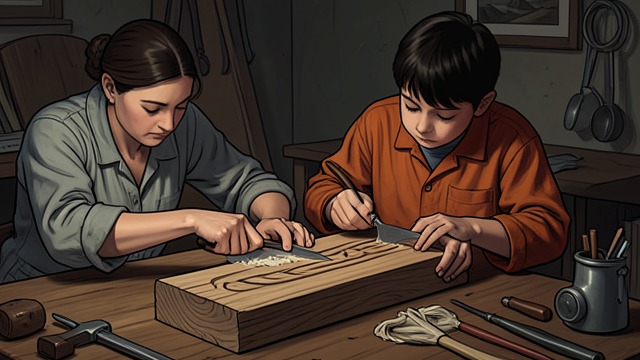 The Whittling Lesson from "The Tiger Rising". The Whittling Lesson Hands at Work Caroline teaches Rob to carve while she is sick, reassuring him that his hands already know what to do.