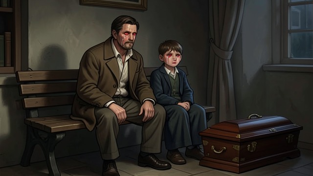 The Funeral Slap from "The Tiger Rising". The Funeral Slap Grief Shared Briefly At Caroline’s funeral, Rob cries uncontrollably, and his father begins to cry beside him.