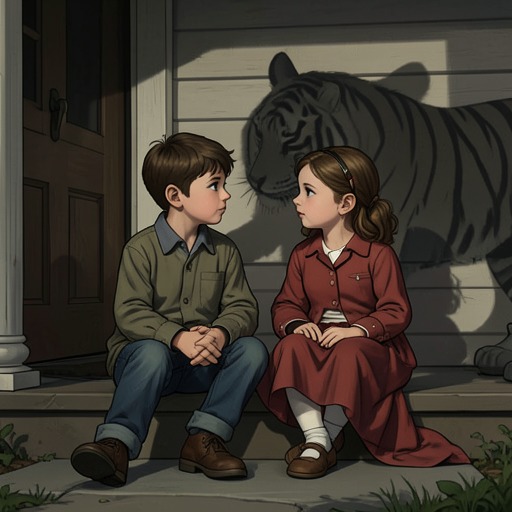 The Tiger as a Mirror from "The Tiger Rising". Rob and Sistine interpret the tiger through their own confinement, fears, and hopes for change.