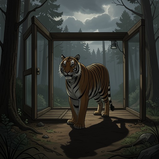 The Tiger’s Captivity from "The Tiger Rising". The tiger’s confinement exposes the difference between possessing a wild animal and caring for its fate.