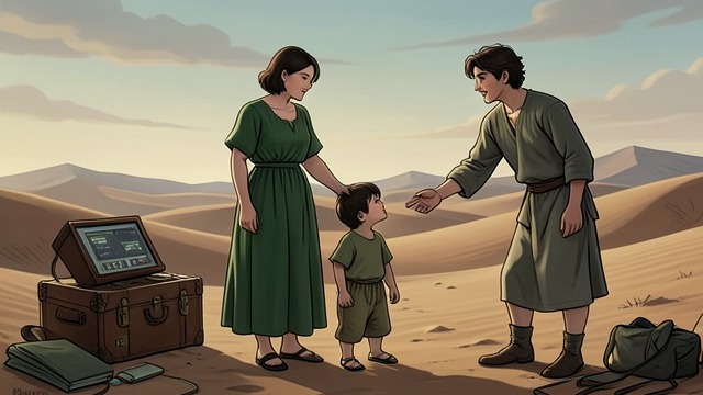 Life Beyond the Guardian from "Rapunzel". Life Beyond the Guardian Survival and New Bonds Rapunzel raises twins in the desert after Mãe Gothel exiles her.