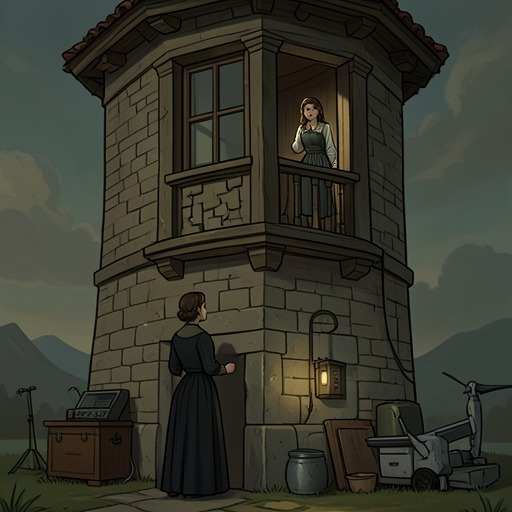 The Tower’s Changing Function from "Rapunzel". This flow follows the tower as a tool of isolation, a secret meeting place, and finally the site of discovery and catastrophic deception.