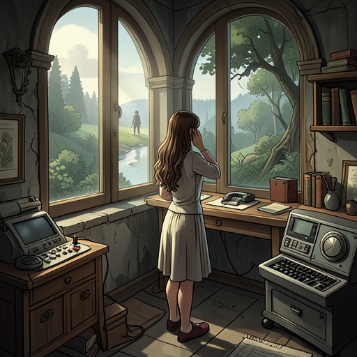 莴苣姑娘的流放，《长发公主》中的场景。这一脉络讲述莴苣姑娘如何从受控的孤独生活，转而遭受荒野流放的惩罚，最终与伴侣和孩子们重逢。