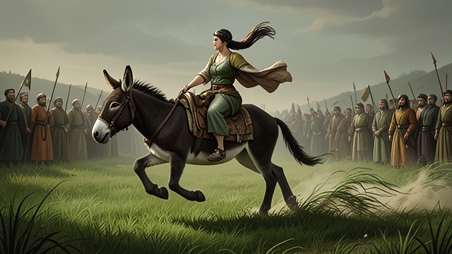The Runaway Ride from "The Darling Buds of May". Jasmine Bolts Sudden Flight At the sound of the announcement, Jasmine surges forward and leaves Pop Larkin behind.