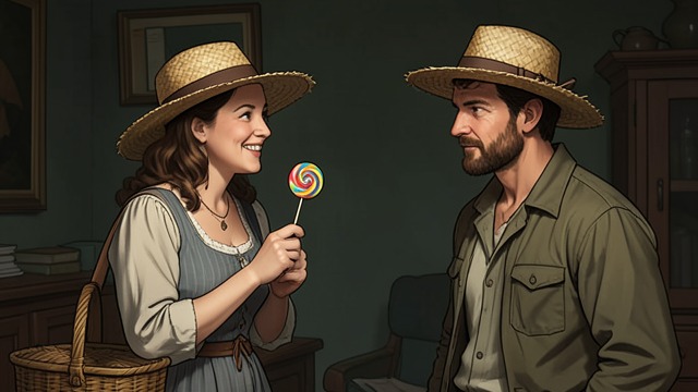 The Lollipop from "The Darling Buds of May". A Small Provocation Borrowed Sweetness Pauline takes the orange lollipop Ma left for Cedric Charlton and treats his permission as an invitation to continue…