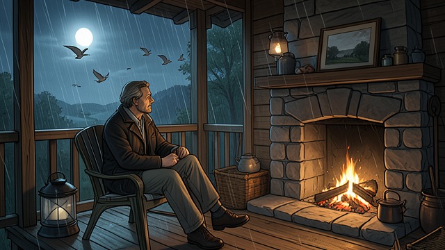 Rain over the Farm from "The Darling Buds of May". Paradise in Changing Weather Rain Arrives Pop Larkin and Ma listen to summer rain after the fireworks and talk about children, marriage, and the future.