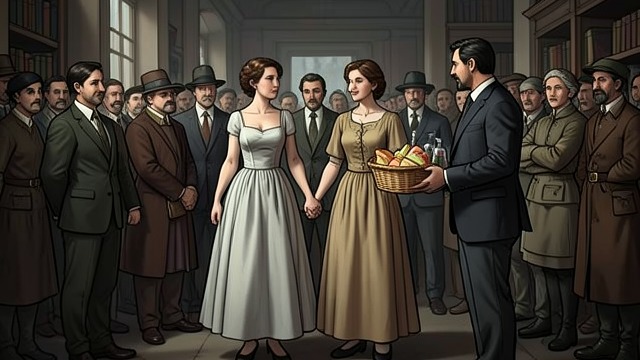 The Barnwells at the Party from "The Darling Buds of May". Nobody Left Hungry Pop Notices Their Empty Hands Pop Larkin finds Effie and Edna Barnwell with nothing to eat or drink and hurries to bring them sandwiches and…
