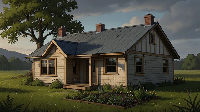 A Bungalow Promised from "The Darling Buds of May". A Home Near the Wood An Offer for the Couple Pop Larkin offers to build Mariette Charlton and Charley Charlton a bungalow in the meadow, using materials from…