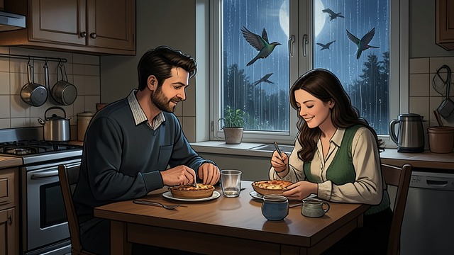 Quiet Rain and Nightingales from "The Darling Buds of May". A Different Kind of Ending Private Recollection Pop Larkin and Ma eat pie and discuss Mariette’s false alarm and Ma’s own pregnancy.