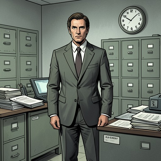 Work, Rest, and the Office from "The Darling Buds of May". This flow contrasts Cedric Charlton’s former bureaucratic life with the farm’s physical labor and shows how his idea of a useful life changes.