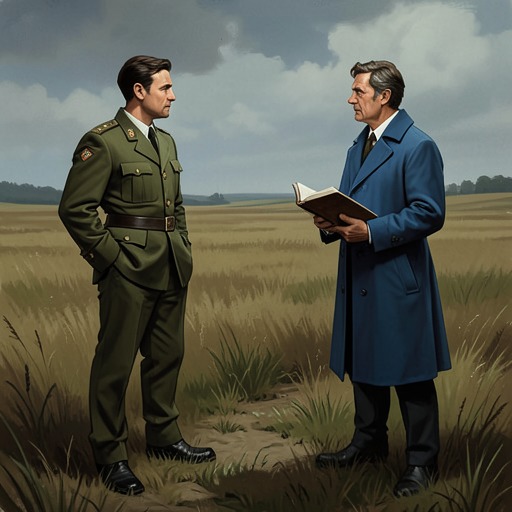 The Brigadier’s Friendship from "The Darling Buds of May". This flow traces the Brigadier’s growing trust in Pop Larkin, from hesitant visits to a friendship grounded in generosity and shared country life.