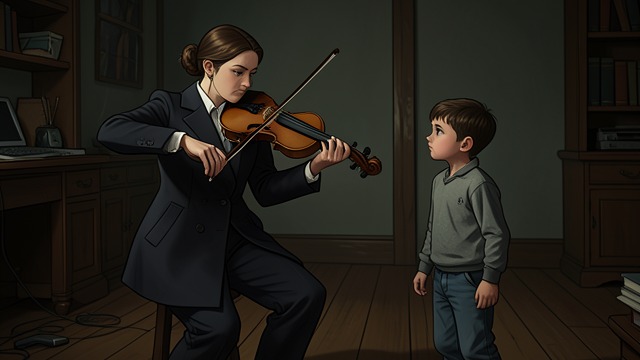 An Artistic Mother from "Buddenbrooks". An Artistic Mother A different household influence Gerda brings violin playing, musical seriousness, and unusual reserve into the Buddenbrook family.