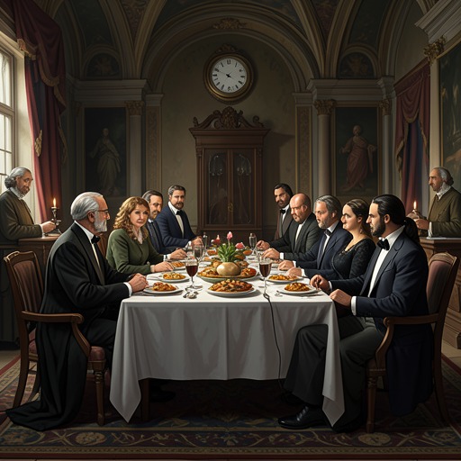 The Rise and Fall of the Buddenbrook Dynasty from "Buddenbrooks". This thread traces the family’s movement from confident prosperity through inheritance, expansion, and generational decline to Hanno’s death.