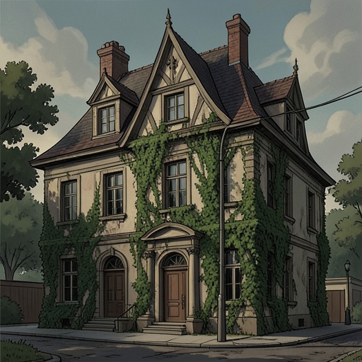 The House On Meng Strasse from "Buddenbrooks". This thread follows the family home from its acquisition as a sign of prosperity to a refuge for Tony and its sale to a rival family.