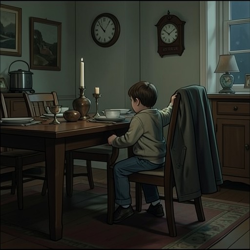 Childhood Meets The Adult World from "Buddenbrooks". This thread traces how family ritual, school pressure, and illness gradually intrude upon Hanno’s protected childhood.