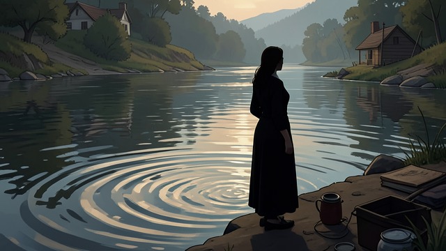 Anna Livia Becomes River from "Finnegans Wake". Anna Livia Becomes River A woman's life flows Anna Livia's identity merges with the movement of water and the places through which it runs.