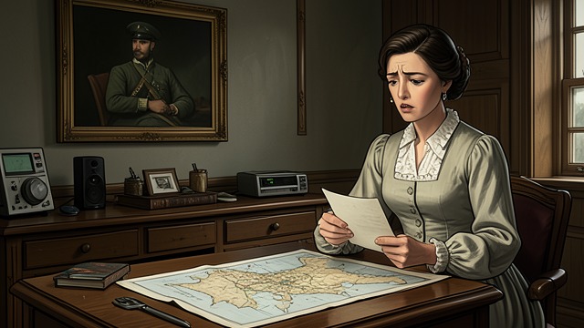 War Enters the Family Story from "Finnegans Wake". War Enters the Family Story History shares space with gossip Military names and historical echoes appear beside household rumors.