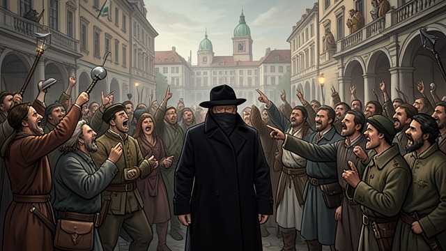 The Crowd Judges the Man from "Finnegans Wake". The Crowd Judges the Man Ridicule imposes a verdict Crowds and popular songs treat Earwicker as guilty or ridiculous without a settled legal finding.