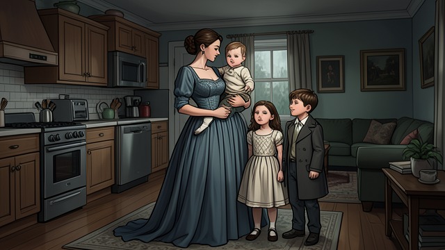 A Mother in the Household from "Finnegans Wake". A Mother in the Household Care organizes the home Anna Livia appears as a mother whose work and presence shape the household.