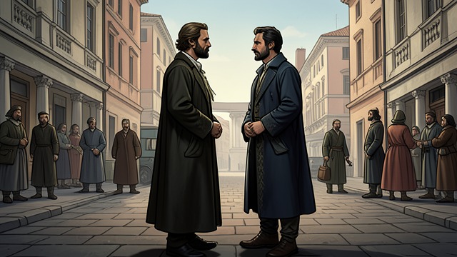 A Provisional Reconciliation from "Finnegans Wake". A Provisional Reconciliation The pair share a voice The combatants appear together and speak as if their opposition has temporarily collapsed.
