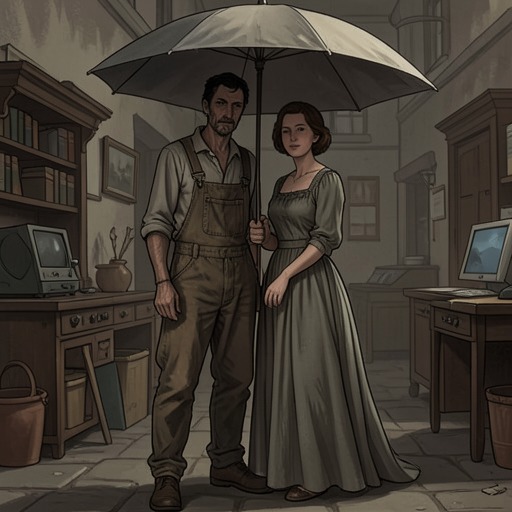 Jaun and Isobel from "Finnegans Wake". This flow traces the emotional bond between Jaun and Isobel from playful attention through private farewell to separation and hoped-for return.