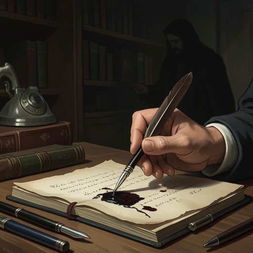 Writing, Evidence, and Authorship from "Finnegans Wake". This flow traces the book's recurring uncertainty over who writes, owns, and interprets the documents that claim to preserve its history.