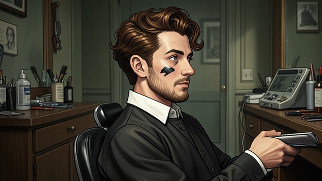 The Barber’s Transformation from "Death in Venice". The Barber’s Transformation Youth manufactured At Aschenbach’s request, the barber dyes and curls his hair and applies cosmetics to his face.