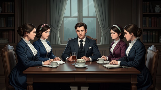 The Children at Dinner from "Death in Venice". The Children at Dinner A family in view Aschenbach sees Tadzio with his sisters and governess before their mother joins them.