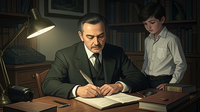 Writing in Tadzio’s Presence from "Death in Venice". Writing in Tadzio’s Presence A brief return to work Aschenbach writes a short, polished piece while Tadzio remains in view.