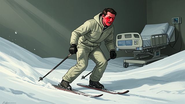 The Skiing Fever from "The Reader". The Body Breaks Through Ignoring the Cold Michael skis in light clothing and treats fever as a pleasant muffling of sensation.