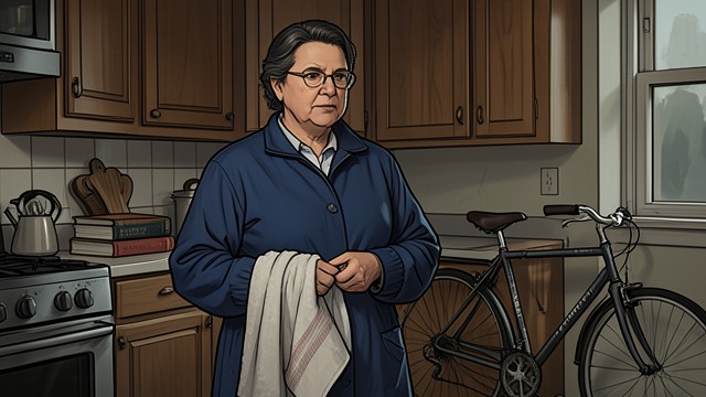 The Images of Hanna from "The Reader". A Private Gallery Repeated Scenes Michael preserves images of Hanna putting on stockings, holding a towel, riding her bicycle, and studying his father’s books.