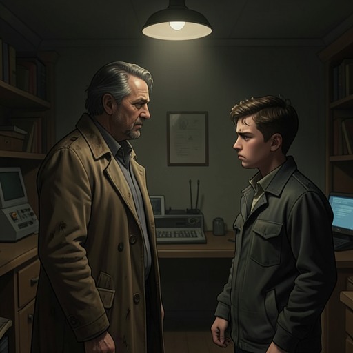 The Father’s Moral Counsel from "The Reader". Michael turns to his philosopher father for guidance about intervening in Hanna’s defense, then finds that moral clarity still requires a personal decision.