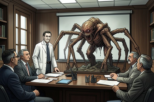 The centipede incident from "Naked Lunch". The centipede incident is the public unmasking of Doctor “Fingers” Schafer’s promised model of a supposedly perfected human nervous system.