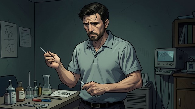The Injected Body from "Naked Lunch". A Tool for Absorption Repeated preparation Lee describes choosing a vein, tying off his arm, and injecting a solution.