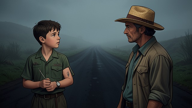 A One-Way Street from "Naked Lunch". No Return The warning The Sailor tells a newly injected boy that Junk is a one-way street and there is no return.