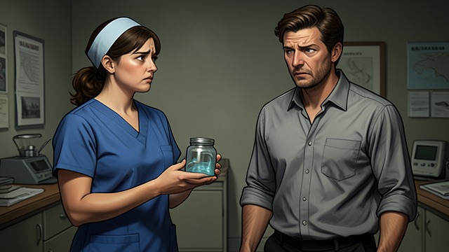 The Indifferent Nurse from "Naked Lunch". No Courtesy Returned A brusque dismissal The nurse handles Carl’s specimen with distaste and tells him to leave when he asks whether he has another…