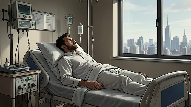 最终抵达,《地狱来鸿》中的场景。最后的旅程 死亡 病人在空袭造成的毁灭中死去,此前他经历了一段履行职责、爱与日益依靠上帝的时期。虫木未能成功夺取他的灵魂。 圆满 病人进入天堂,并认出那曾伴随他尘世一生的灵性临在。结局颠覆了恶魔的预期:死亡成为解脱,而非失败。